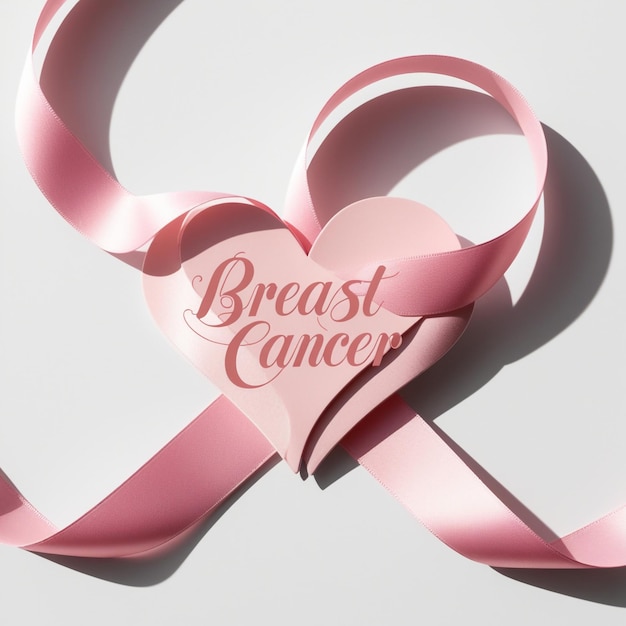 Photo breast cancer awareness month concept