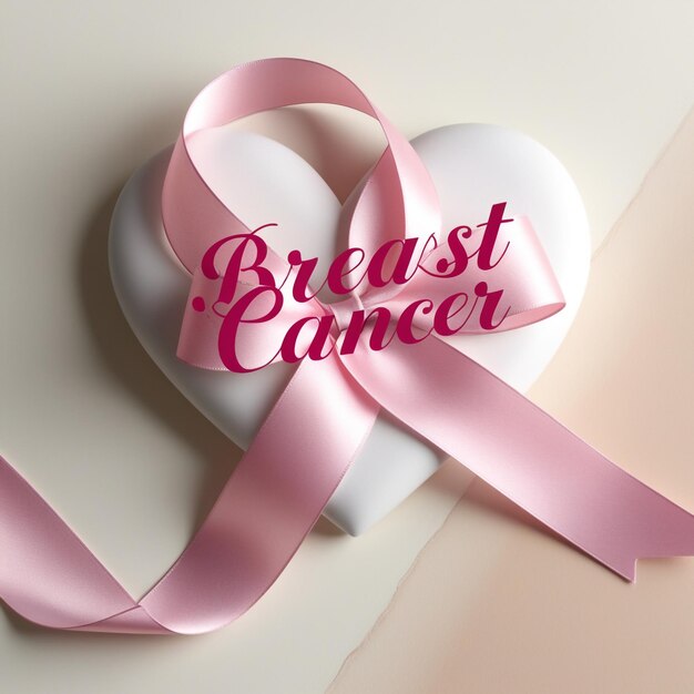 Photo breast cancer awareness month concept