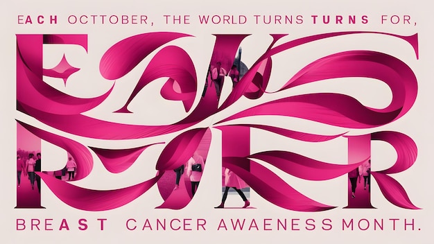 Photo breast cancer awareness month october