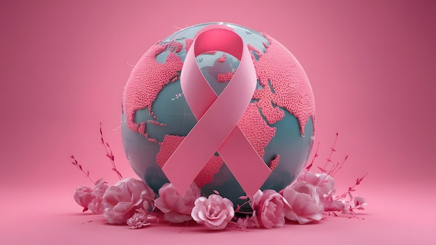 Breast Cancer Awareness Month with a global and world theme