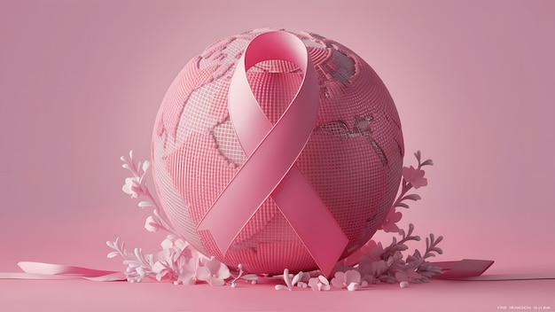 Breast Cancer Awareness Month with a global and world theme