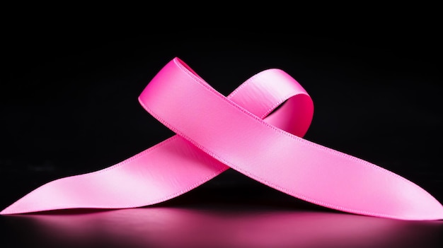 Breast Cancer Awareness Ribbon Background Vector illustration