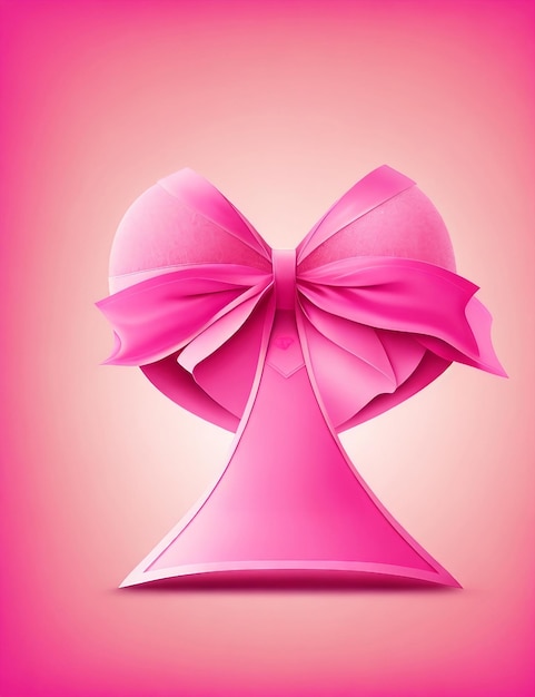 Breast Cancer Awareness with ribbon