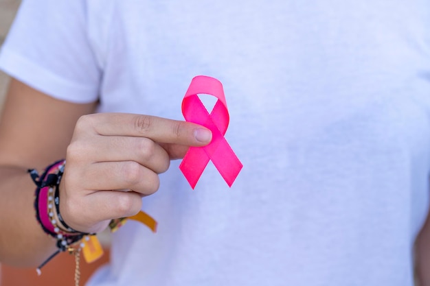 Breast cancer symbol