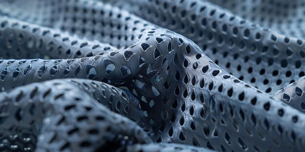 Photo breathable textile innovation with dynamic fiber structure