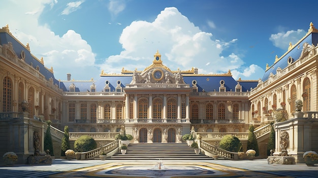 Breathtaking beauty of the Palace of Versailles in France