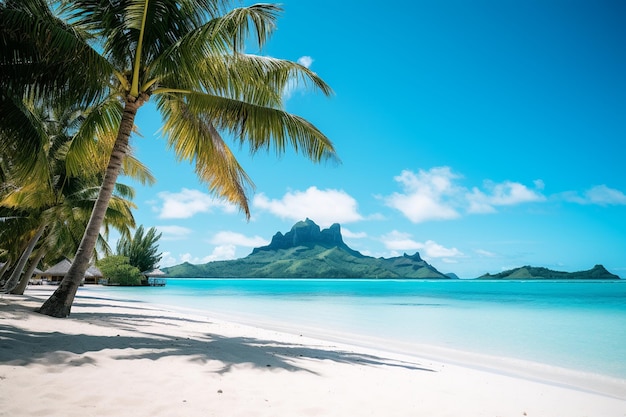 Breathtaking Bora Bora Beach in Tropical Paradise