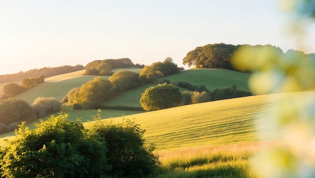 Photo breathtaking summer landscape