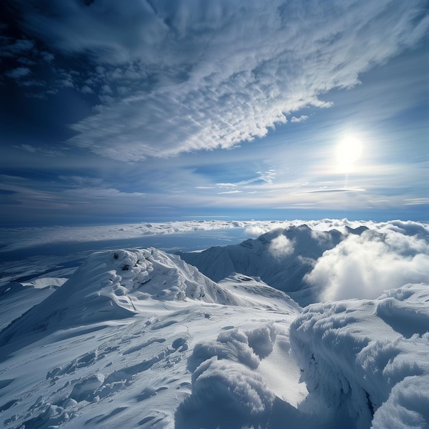 a breathtaking view from the top of mountain