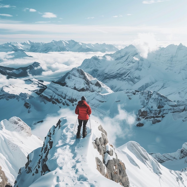 a breathtaking view from the top of mountain