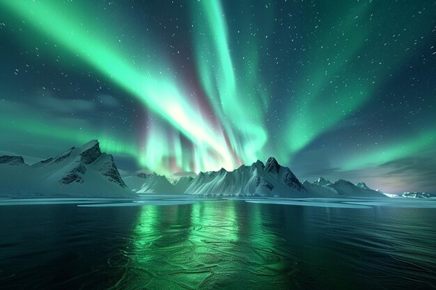 A breathtaking view of the Northern Lights