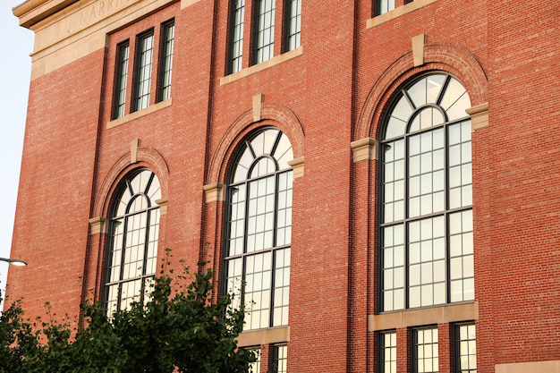 brick building facade timeless urban charm textured surface architectural heritage vintage atmos