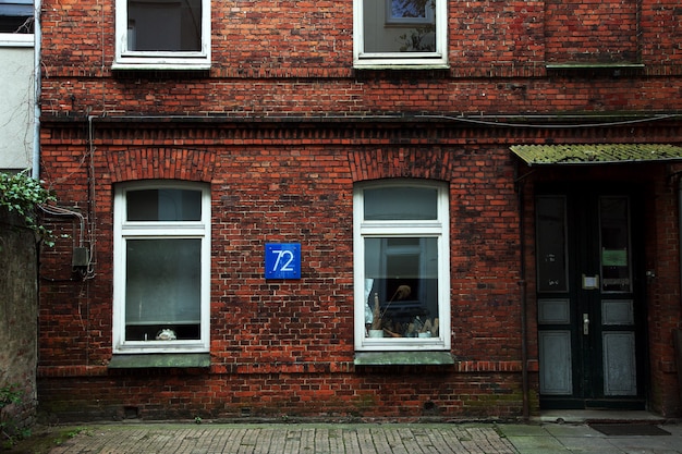 Brick house in Hamburg, Germany