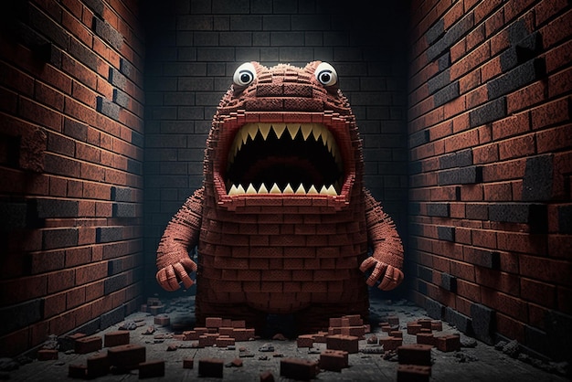 brick monster