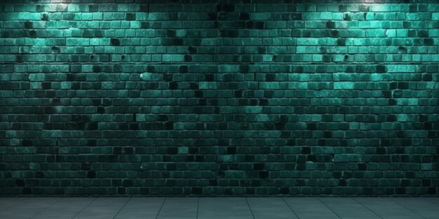 Photo brick stone wall texture copy space background by generative ai tools