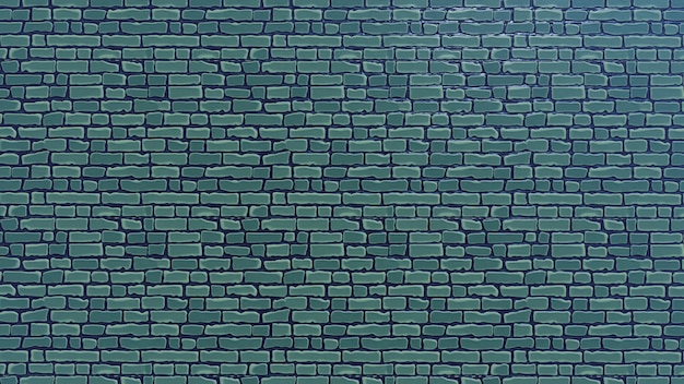 Brick texture green for interior floor and wall materials