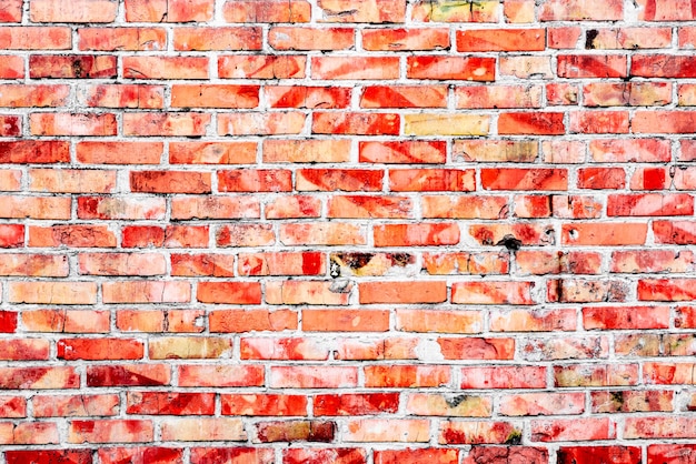 Brick texture with scratches and cracks