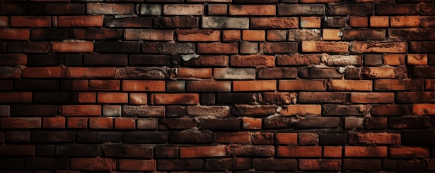 Brick wall background Brick wall texture Created Generative Ai