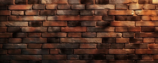 Brick wall background Brick wall texture Created Generative Ai