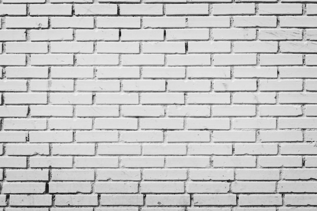 Brick wall in black and white processed