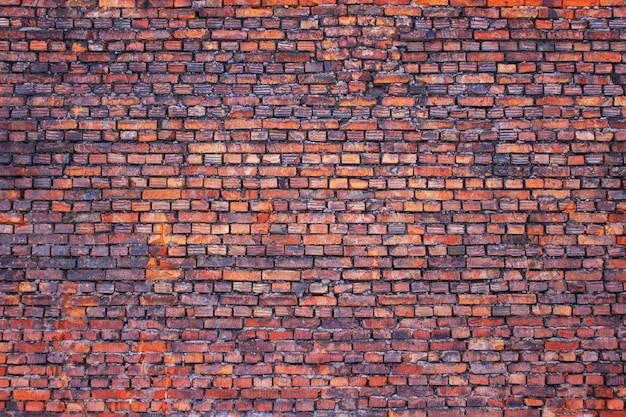 Brick wall street background for design, texture of old brickwork