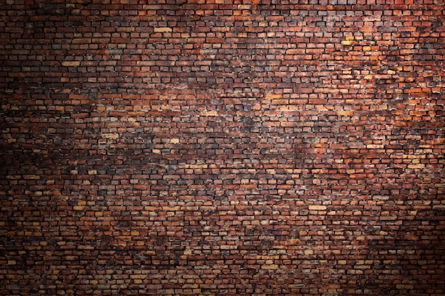 Brick wall street background, texture of old brickwork