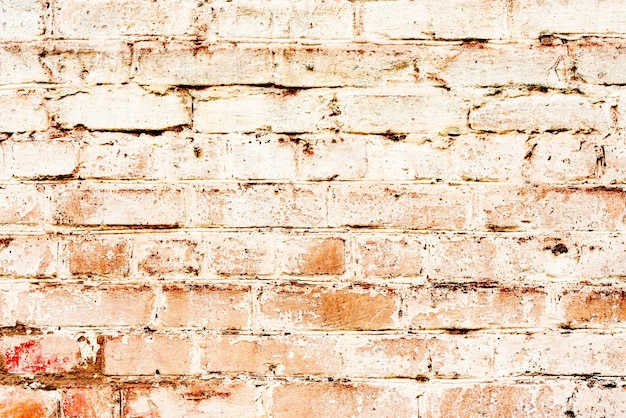 Brick wall texture background. Brick texture with scratches and cracks