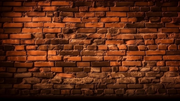 A brick wall with a black background and the words brick on it