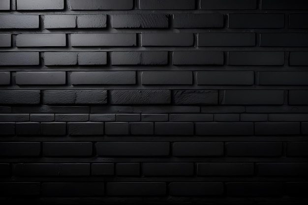 a brick wall with a dark background that says  no