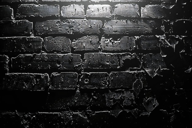 a brick wall with a light on it and the word  on it