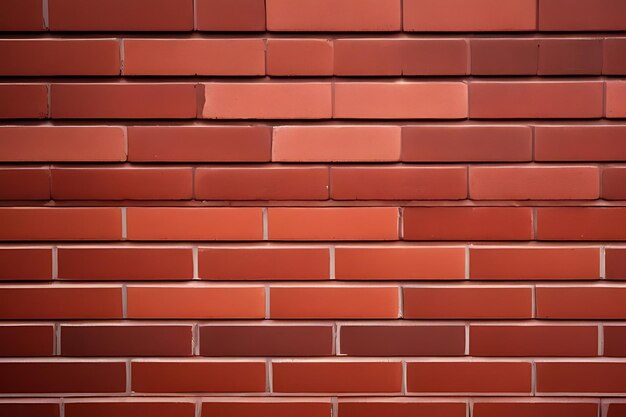 a brick wall with a red brick background