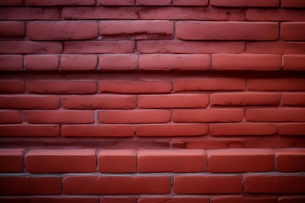 a brick wall with a red brick background