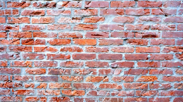 Brick wall with red brick brick wall texture vintage style