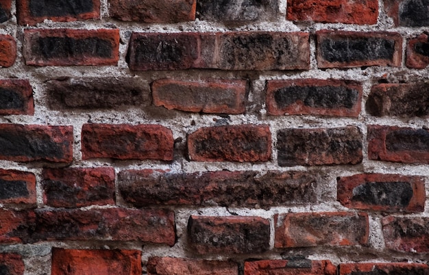 a brick wall with a red brick that says no longer in use.