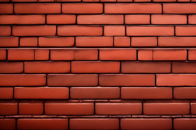 a brick wall with a red brick wall in the background