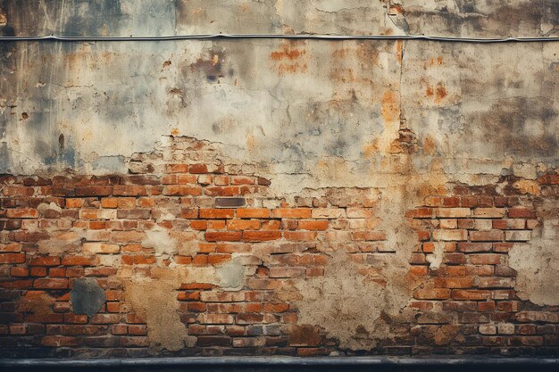 Brick Wall with Vintage Character