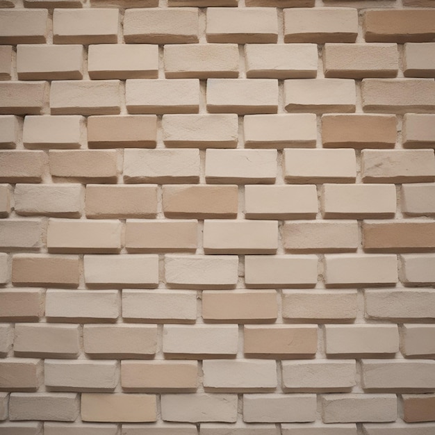 A brick wall with a white brick background.