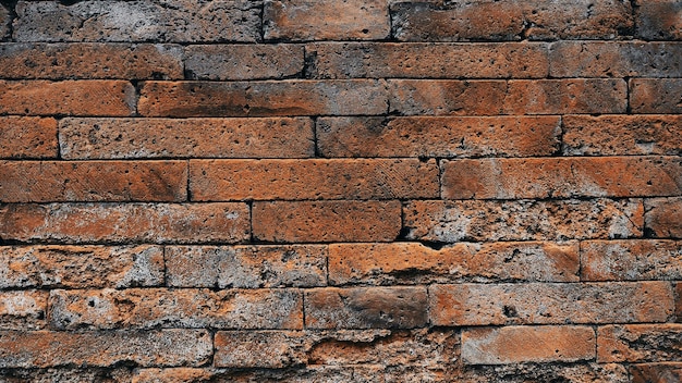 A brick wall with the word brick on it