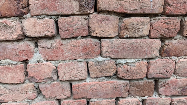 A brick wall with the word brick on it