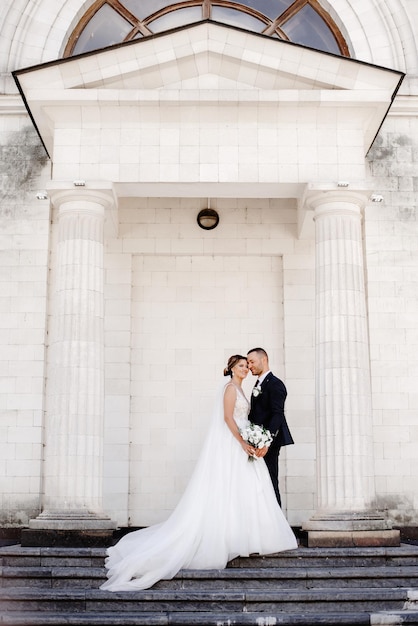 the bride and groom