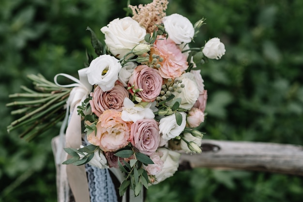 The bride's bouquet