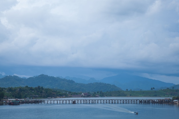 Bridge across the river.