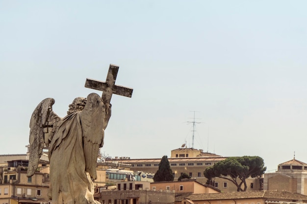 The Bridge on Angels in Rome Italy