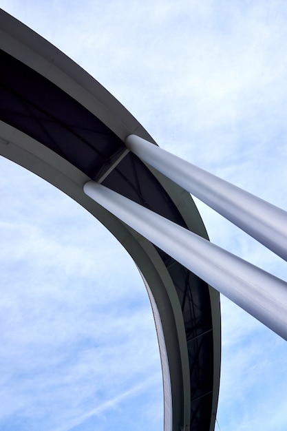 bridge architecture in Bilbao city Spain