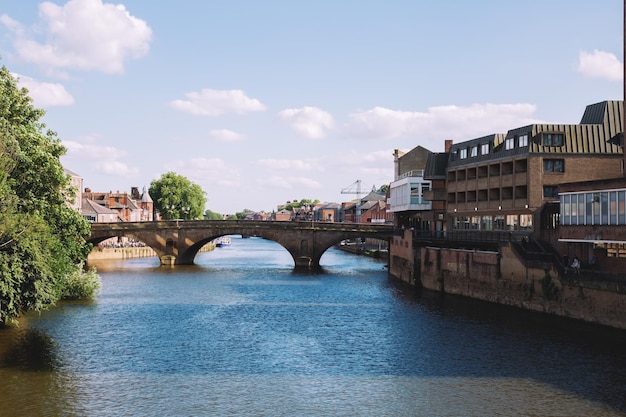 Bridge over a river in England