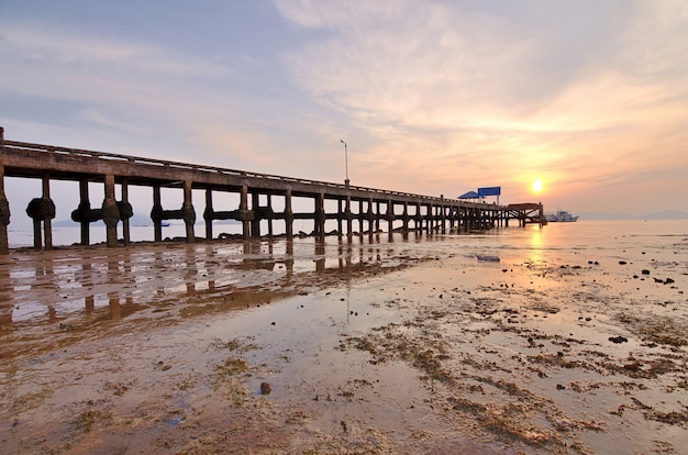 Bridge on sea