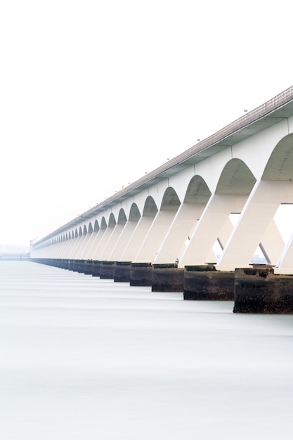 Bridge over the sea