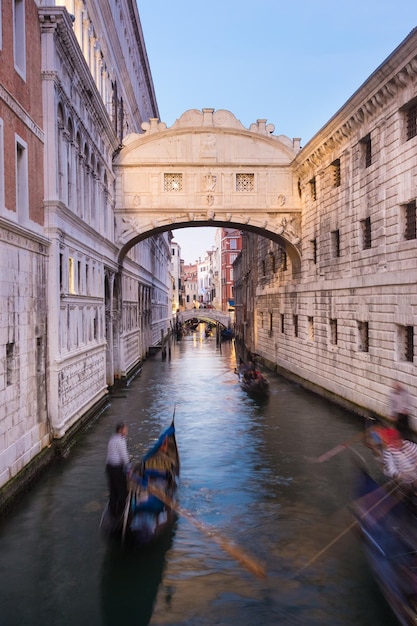 Bridge of sighs venice italy