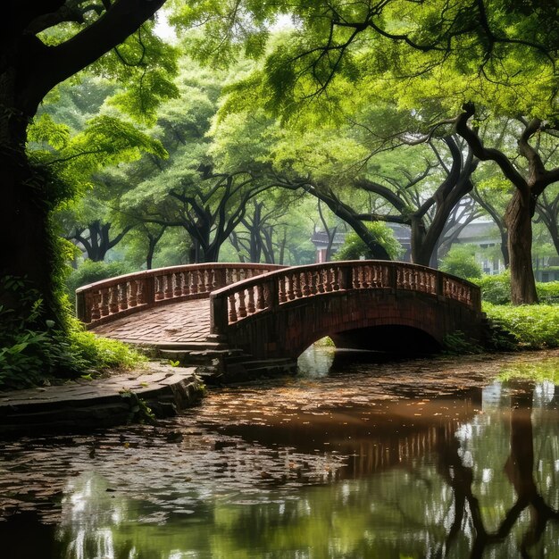 Photo a bridge with a bridge that says  no trespass  on it