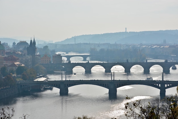 Bridges over the Vltava Prague